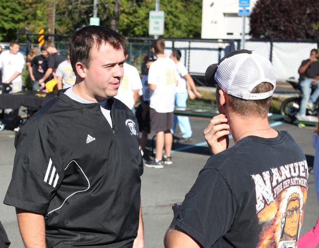 3rd Annual Fire Truck pull for Breast Cancer 9-23-2012. Won by Nanuet  Fire Department in 17.02 seconds,
Photo By Vincent P. Tuzzolino